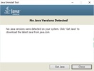 Java Uninstall Tool screenshot 1