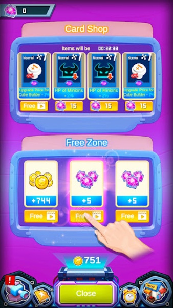 Idle games: Mega cube Tower defense - Preview 2