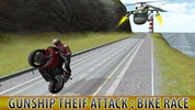 Gunship Thief Attack:Bike Race screenshot 3