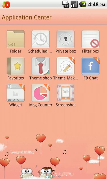 My Valentine Theme GO SMS - Preview 2