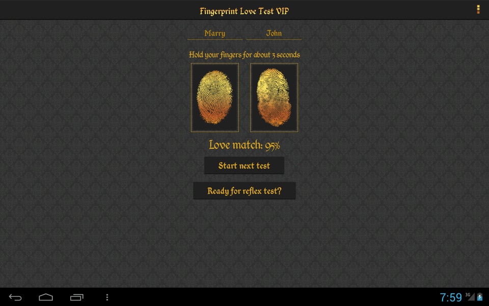 Fingerprint Love Test VIP - Preview 9