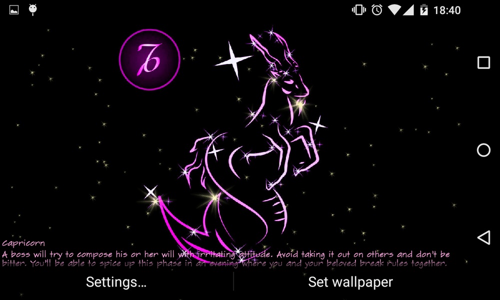 Your Daily Horoscope Live Wallpaper Free - Preview 5