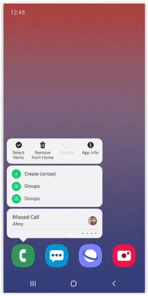 Samsung One UI Home - Preview 1