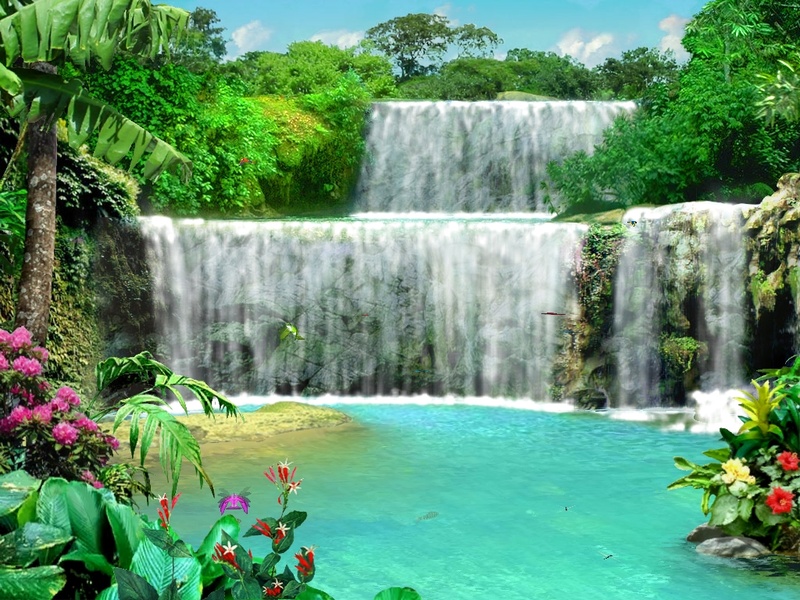 Living Waterfalls Screensaver 3D Living Waterfall Screensaver