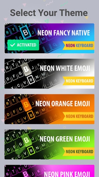 Smart Emoji Neon Keyboard - Preview 12