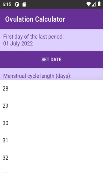 Ovulation Calculator - Preview 1