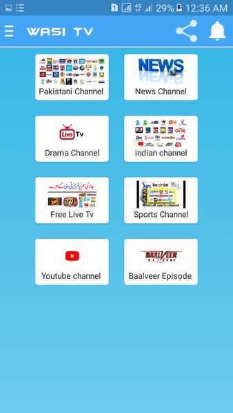 Free live tv discount apk for android