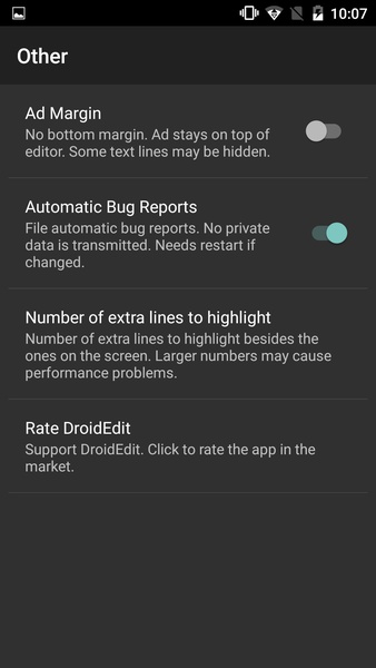 DroidEdit Free - Preview 3