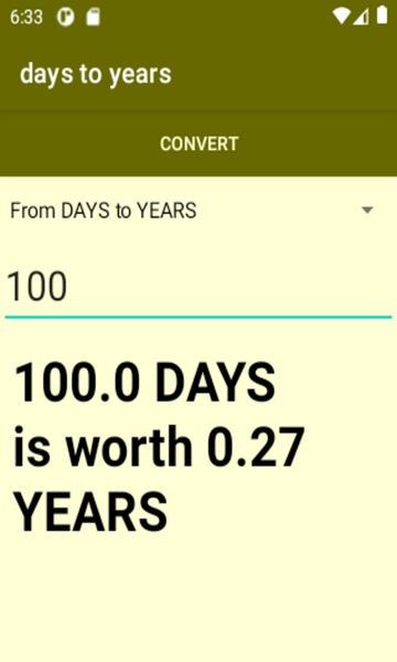 days to years converter - Preview 4