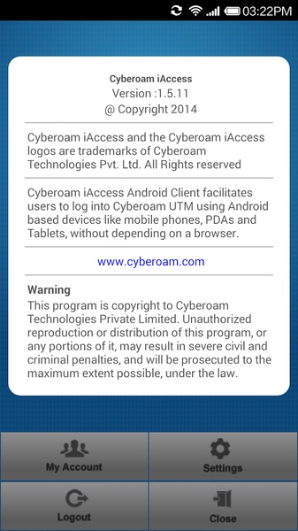 Cyberoam iAccess - Preview 1