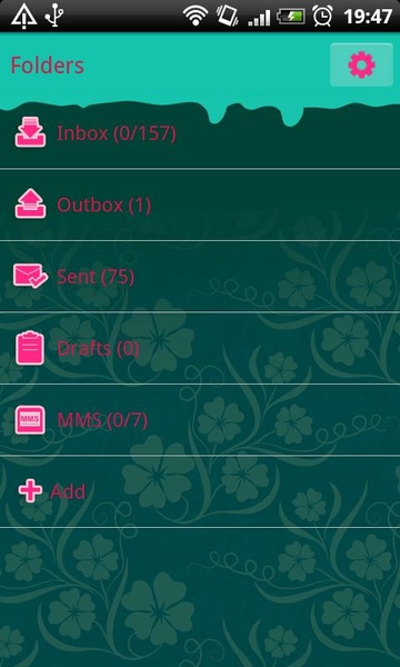 GO SMS Pro Fairy Theme - Preview 1
