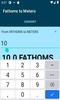 Fathoms to Meters converter screenshot 3