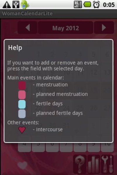 WomanCalendarLite - Preview 1