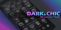 Dark Chic GO桌面主题 screenshot 1