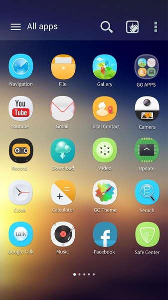 Initial Beauty GOLauncher EX Theme - Preview 2