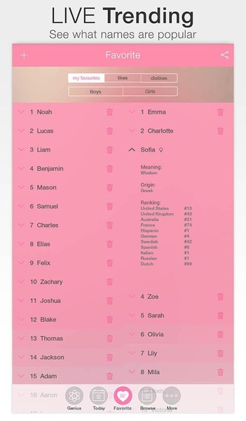 Baby Names Genius - Preview 1