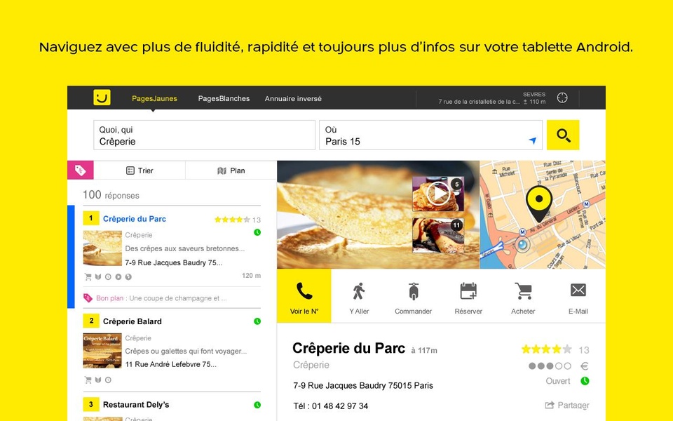 PagesJaunes Tablette - Preview 4