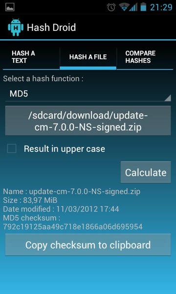 Hash Droid - Preview 4