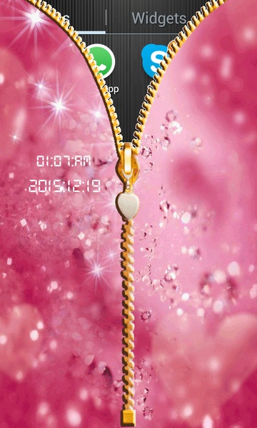 Glitter Zip Screen Lock - Preview 4