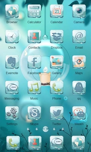 Glass Theme - ZERO Launcher - Preview 2
