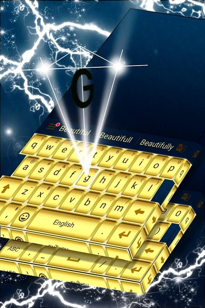Gold Diamond Keyboard - Preview 2