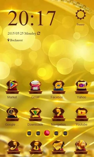 Gold Theme Launcher - Preview 2
