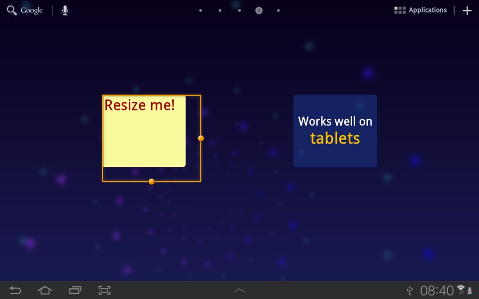 Sticky Notes Widget - Preview 1