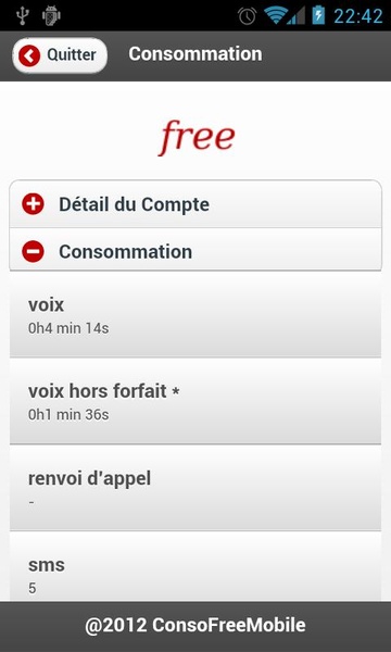 ConsoFreeMobile - Preview 2