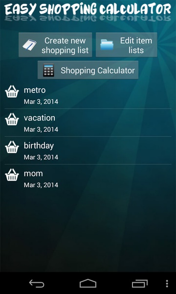 Easy Shopping Calculator - Preview 7