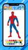 Spider super hero coloring man screenshot 1