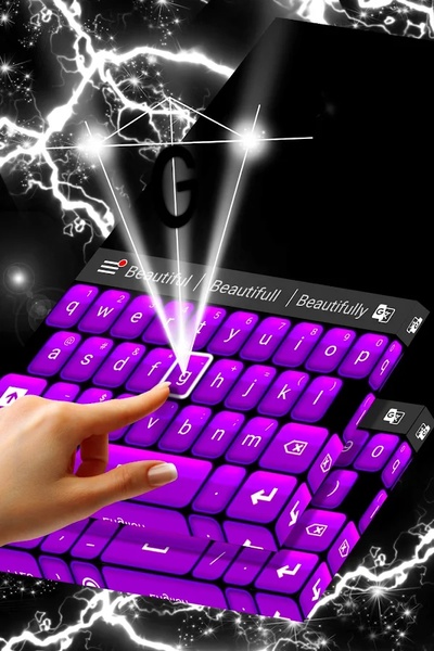 Keyboard Free Purple Theme - Preview 3