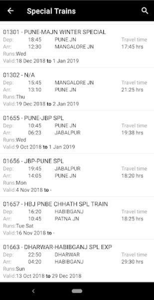 Indian Rail Enquiry - Preview 1