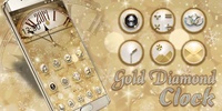 Gold Diamond Clock screenshot 1