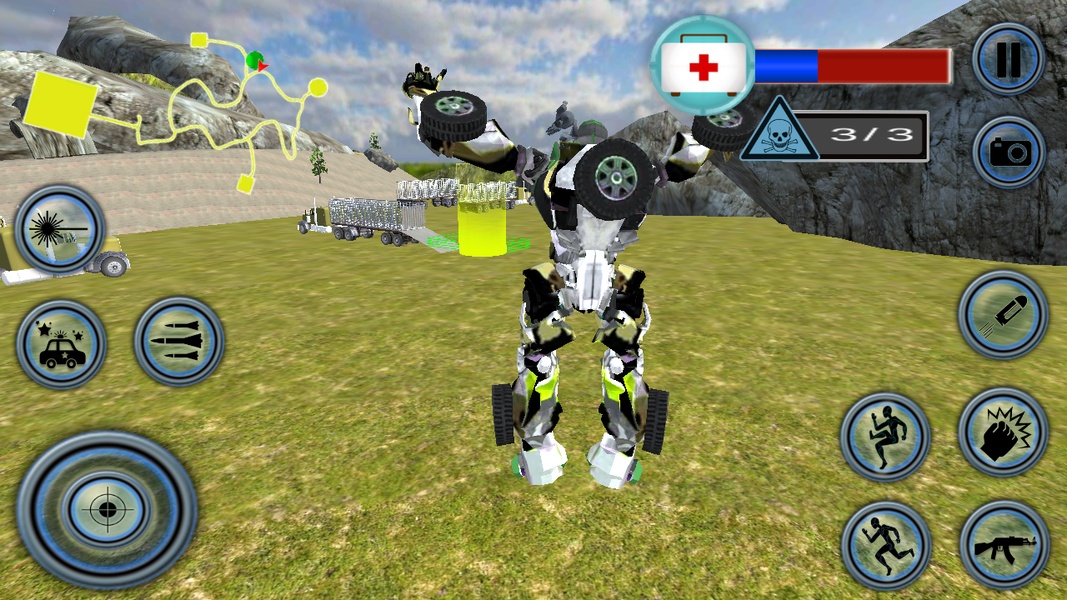 US Army Robot Transport Truck Driving Games - Preview 7