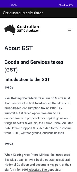 Gst australia calculator - Preview 1