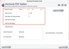 MacSonik PDF Splitter Tool screenshot 2