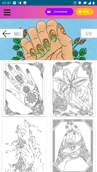 DyeIt: free antistress coloring book - Preview 1