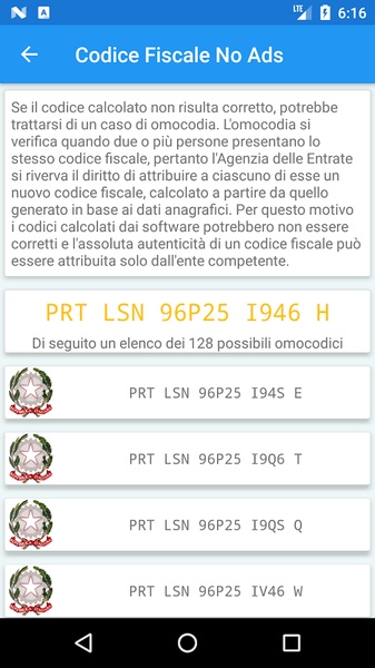 Codice Fiscale - Preview 3