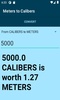 Meters to Calibers screenshot 1