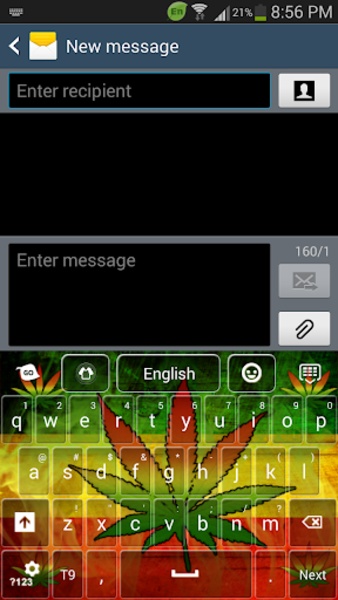 Rasta Weed Keyboard - Preview 3