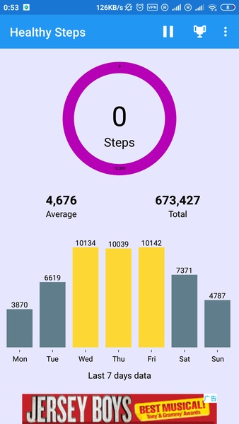 Healthy Steps Pedometer - Preview 3