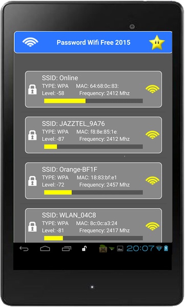 Password Wifi Free 2015 - Preview 2