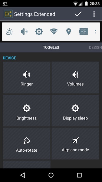 Settings Extended - Preview 5