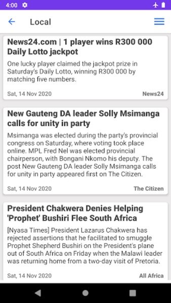 South Africa Newspapers - Preview 3