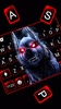 Dark Horror Wolf Keyboard Back screenshot 4