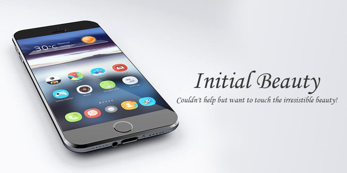 Initial Beauty GOLauncher EX Theme - Preview 4