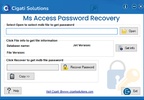 Cigati Access Password Recovery screenshot 1