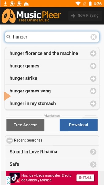 MusicPleer - Free Online Music App - Preview 4