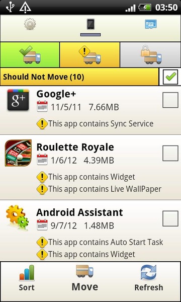 APP2SD Easy - Preview 1