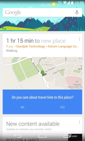 Google Now Launcher - Preview 2